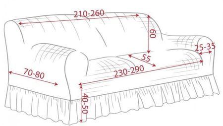طقم تلبيسة كنب جلندا 4 قطع جاكار كوفي