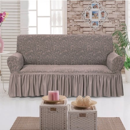 طقم تلبيسة كنب جلندا 4 قطع جاكار كوفي