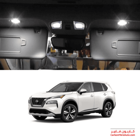 نيسان اكستريل انارة ليد ابيض ثلجي رخيص