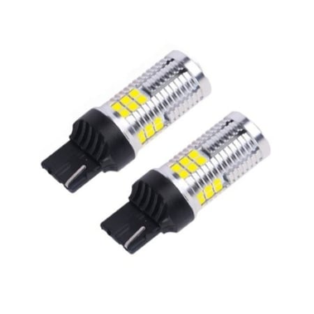 طقم انوار ليد ريوس مقاس T25 3156 back up led white