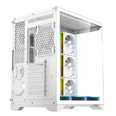 كيس SPEAR DOST 60 PLUS ARGB ATX Gaming Case - أبيض