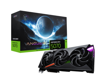 كرت شاشة MSI Gaming RTX 5070 12GB Vanguard SOC