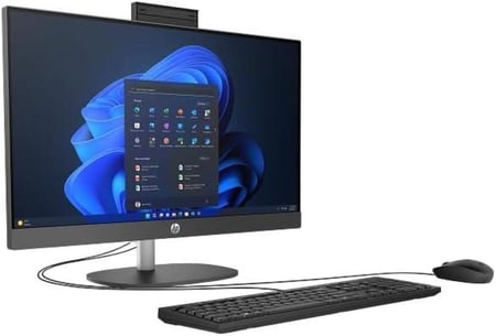 كمبيوتر مكتبي الكل في واحد HP ProOne 240 G10 بمعالج i7-1355U - ذاكرة رام 16 جيجابايت - تخزين SSD سعة 512 جيجابايت شاشة 23.8 بوصة FHD IPS
