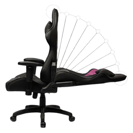 كرسي Caliber R3C Gaming من كولر ماستر باللون الاسود