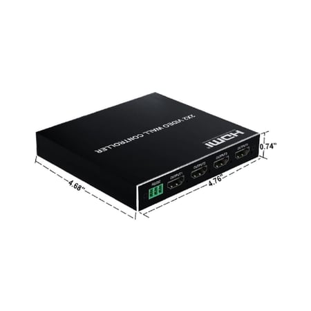 جهاز فيديو وول لتوصيل جهاز واحد بأربع شاشات