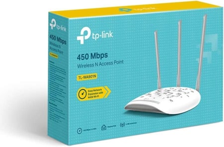 نقطة وصول TP-Link TL-WA901ND – سرعة 450 ميغابت/ثانية، دعم PoE، ووضعيات Wi-Fi متعددة