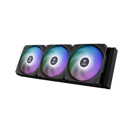 مبرد مائي 3 مراواح اسود AURA GL360 LCD من شركة Gamdias
