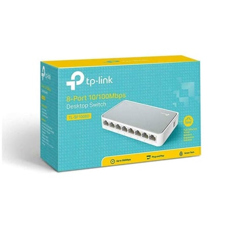 موزع شبكة TP-Link  8-Port Switch TL-SF1008D من شركة تي بي لينك