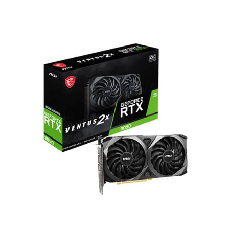 كرت شاشة GeForce RTX 3050 VENTUS 2X 8G من MSI