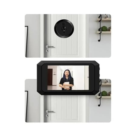 كاميرا العين السحرية مع شاشة مراقبة بحجم 3.97 انش