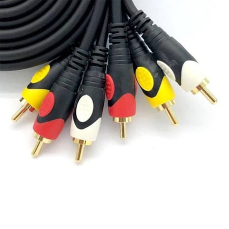 كابل 3RCA الى 3RCA بطول 20 متر بجودة عالية