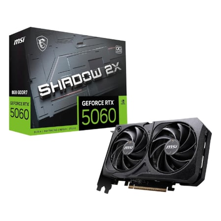 كرت شاشة  MSI GeForce RTX 5060 8G SHADOW 2X OC