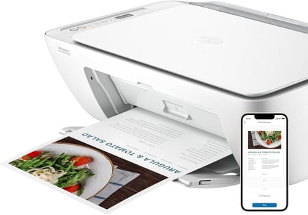 طابعة HP DeskJet Ink Advantage 2875 الكل-في-واحد – واي فاي، طباعة/نسخ/مسح