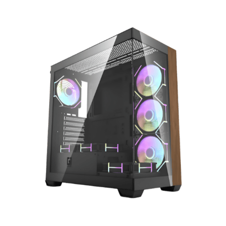 كيس ألعاب GameOne PHANTOM X7 – تصميم Mid-Tower عصري ودعم كامل للتجميعات