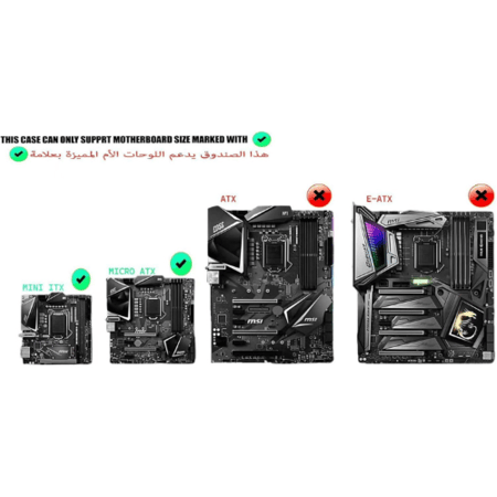 كيس كمبيوتر  DOST 60 Mini من SPEAR مع شاشة ثانوية بحجم 9.2 بوصة – أبيض