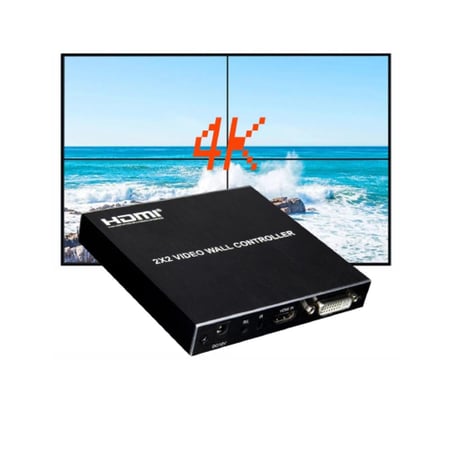 جهاز فيديو وول لتوصيل جهاز واحد بأربع شاشات