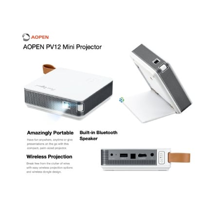 بروجكتر محمول AOPEN PV12 من شركة ايسر