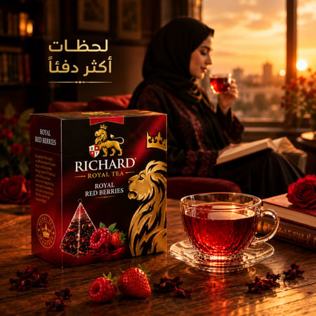 شاي ريتشارد - اعشاب التوت الاحمر 20 ظرف