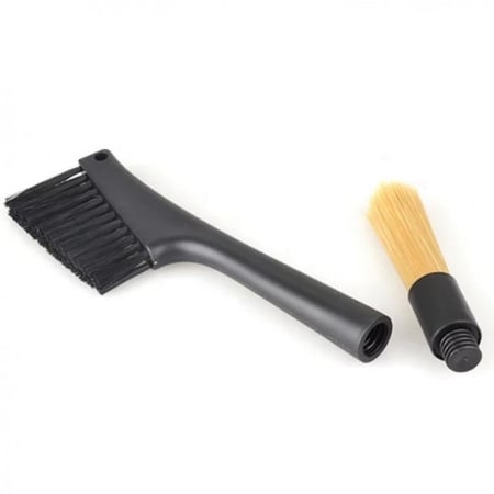 فرشاة تنظيف الطواحين وبقايا البن وجهين