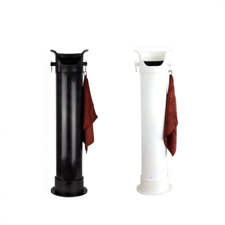 مرمى نفايات عامودي كبير مع منشفة من نكهة المشروب