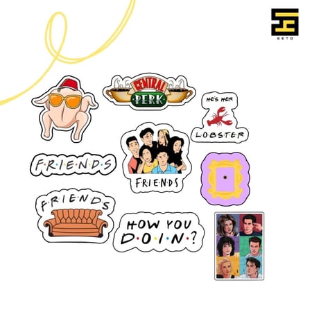 ستيكرات-مسلسل فريندز