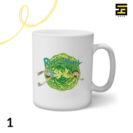 اكواب-rick and morty