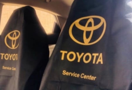 تلبيسة مراتب اسود - تويوتا