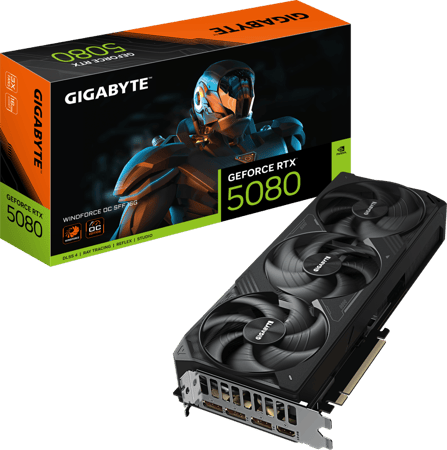 GIGABYTE GeForce RTX™ 5080 WFC 16G