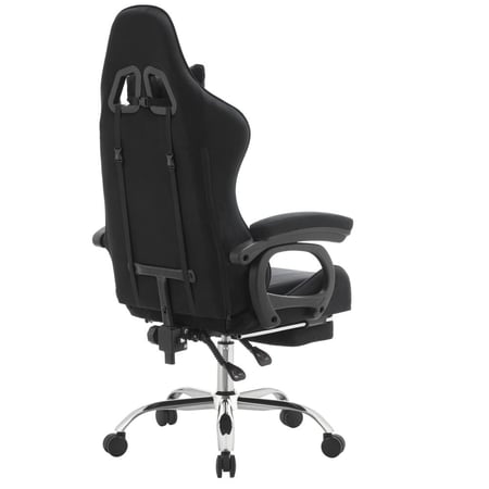 Alfa Black Velvet Game Chair from Leaderschairs