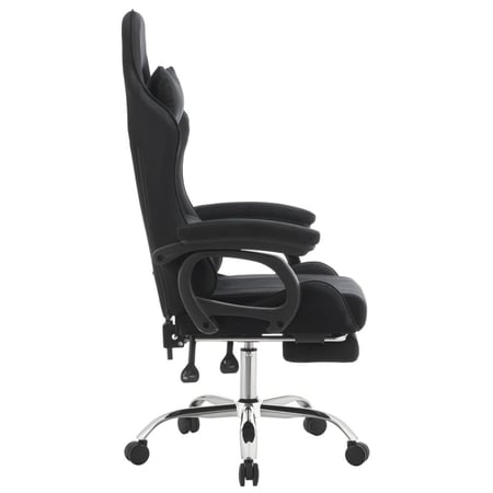 Alfa Black Velvet Game Chair from Leaderschairs