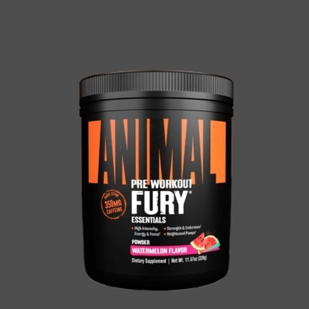 مركب animal fury يستخدم قبل التمرين