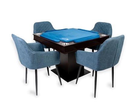 بكج طاولة البلوت بلس | طاولة بلوت مع درج مرتفعة مع كراسي