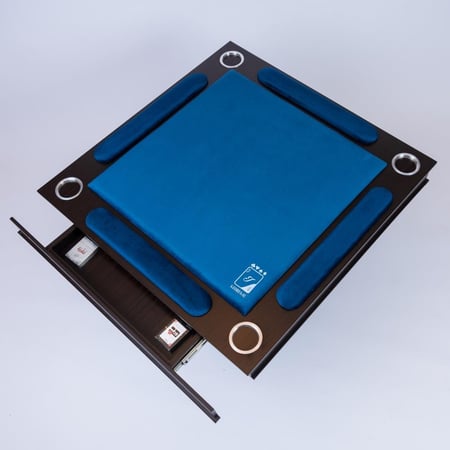 بكج طاولة البلوت بلس | طاولة بلوت مع درج مرتفعة مع كراسي