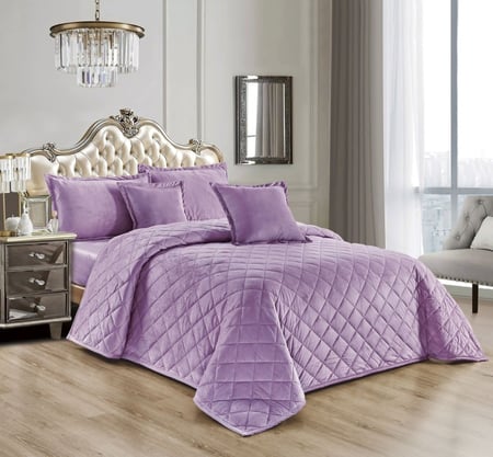 مفرش ليون مضغوط مخمل على وجهين ساده