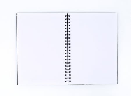 دفتر رسم A5 بغلاف صلب ورق 98جم/م2