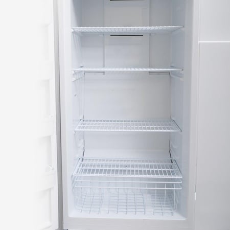 فريزر واقف + ثلاجة اوجين 599 لتر / 21.1 قدم أبيض انفيرتر - NO FROST