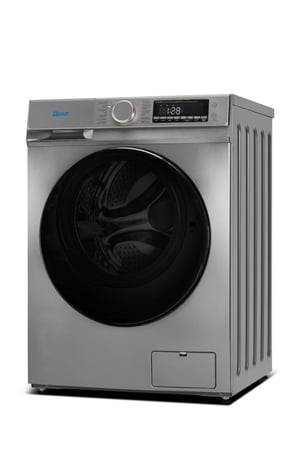 غسالة اوجين اوتوماتيك فتحة امامية 11 كغ ستيل - تنشيف حراري 100% - انفيرتر - واي فاي