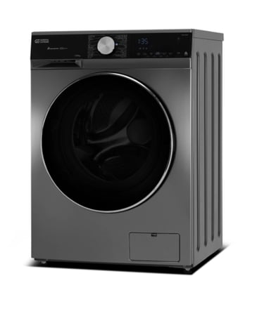 غساله جنرال سوبريم اتوماتيك استيل كومبو 14 برنامج 10 كيلوغسيل تنشيف 7 كيلو انفيرتر