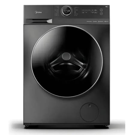 غسالة ملابس ميديا 12 كيلو تعبئة أمامية ابيض انفرتير صنع في الصين