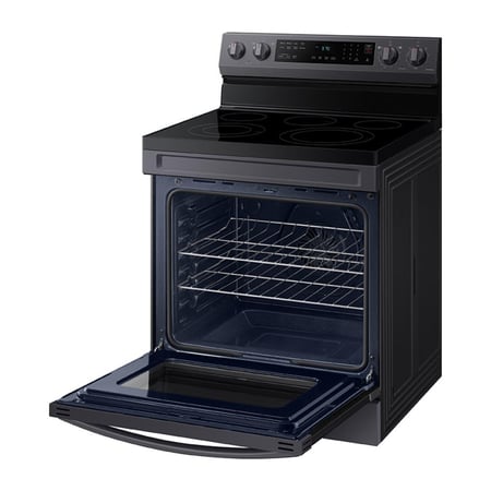 فرن سامسونج استاند كهرباء اسود استيل سيراميك