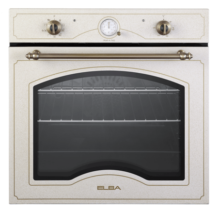 فرن البا  كهرباء 60 سم 9 وظيفة مروحة تبريد - اللون كريمي