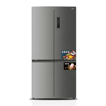 ثلاجة هام دولابي 4 باب استيل 20.3 قدم انفرتر