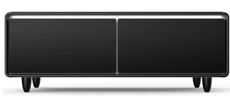 طاولة ذكية اكسبير مع ثلاجة مدمجة 135 لتر خشبي