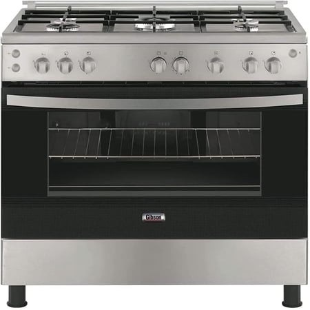 فرن غاز جيبسون 5 عيون 90×60 استيل امان