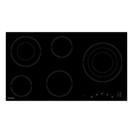 سطح  أريستون فيترو سيراميك كهربائي مدمج – 5 شعلات – أسود