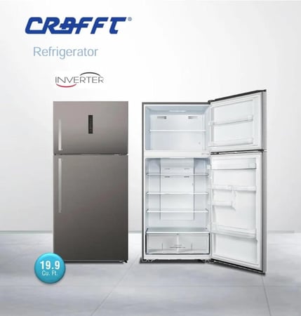 ثلاجة كرفت 19.9 قدم فضى موديل