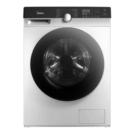 غسالة ملابس ميديا 16 برامج 8 كيلو تعبئة أمامية ابيض صنع في الصين