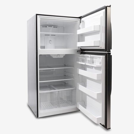 ثلاجة اوجين 595 / 20.9 قدم بابين ستيل - NO FROST