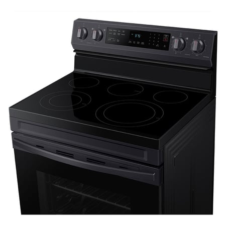 فرن سامسونج استاند كهرباء اسود استيل سيراميك