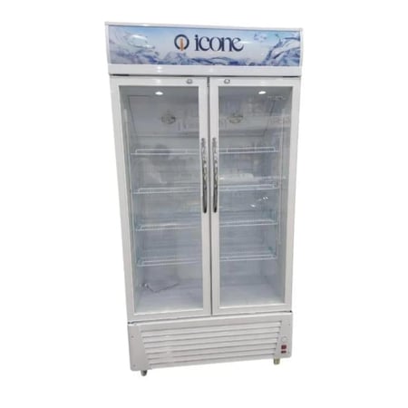 ثلاجة مساجد زجاج ايكون بابين 618 ليتر